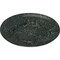 Ekena Millwork Flower Ceiling Medallion (Fits Canopies up to 3 7/8"), 27"OD x 1 1/8"P, Painted Turtle Crackle CM27FLPTC - alternate 4